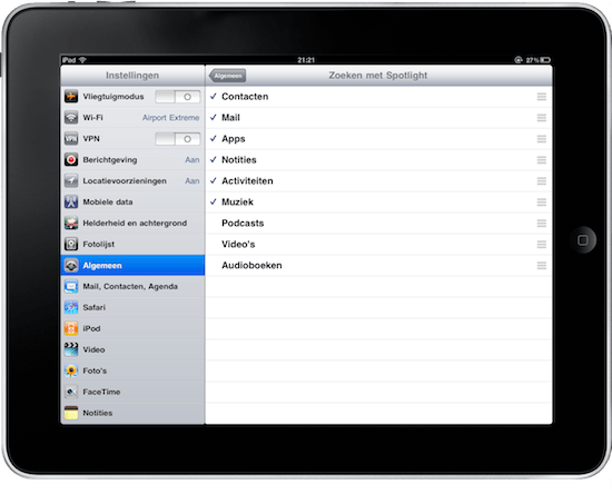 spotlight ipad