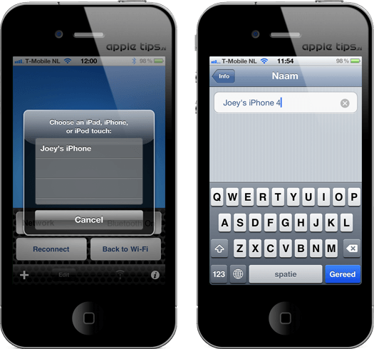 ios5 naam
