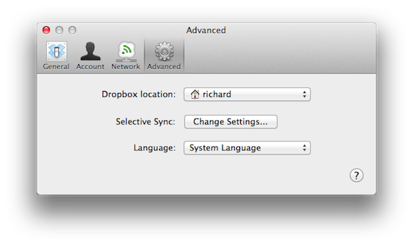 dropbox synchronisatie
