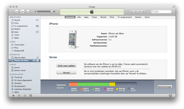 overige 2 Overige iTunes iPhone