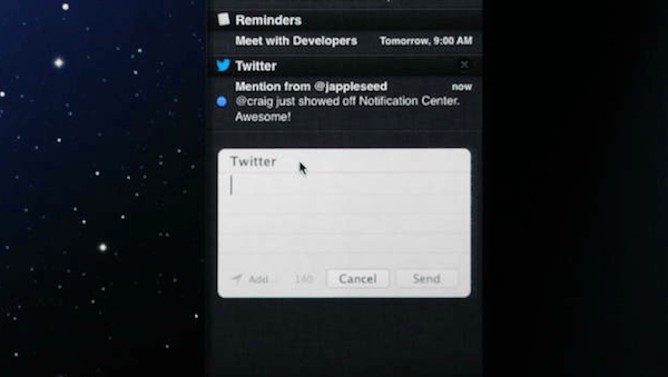 Twitter berichtencentrum