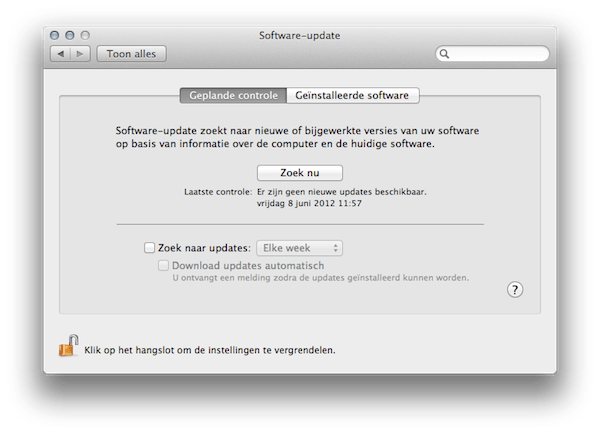 software update