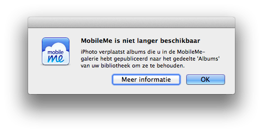 Popup mobileme
