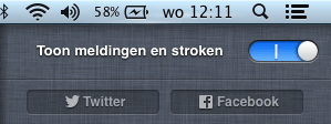niet storen berichtencentrum