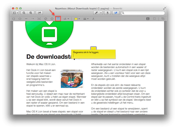 notitie pdf