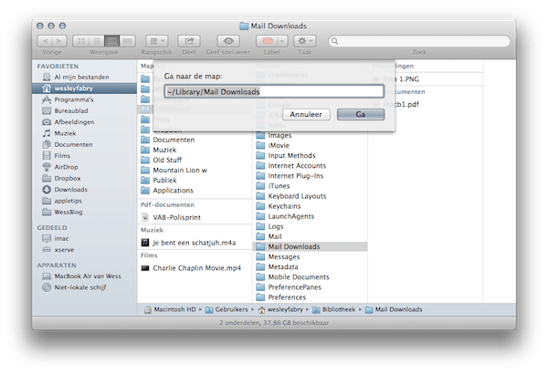 Mail download