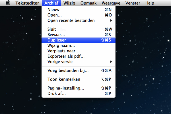 dupliceer