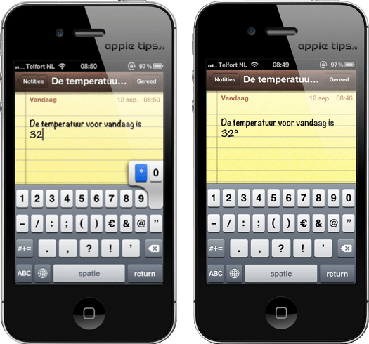 Graden ios