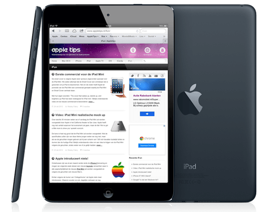 iPad Mini zwart