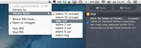 rss menu