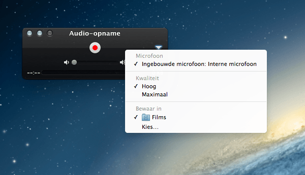 Quicktime-audio-opname 1