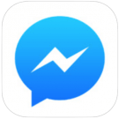 logo voor Facebook messenger