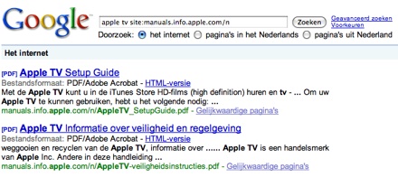 appletvresultaat