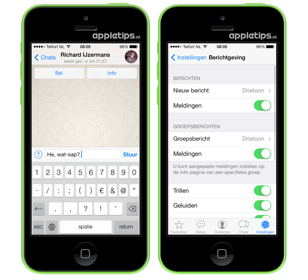 Download Whatsapp voor iOS 7 vanaf nu beschikbaar - appletips