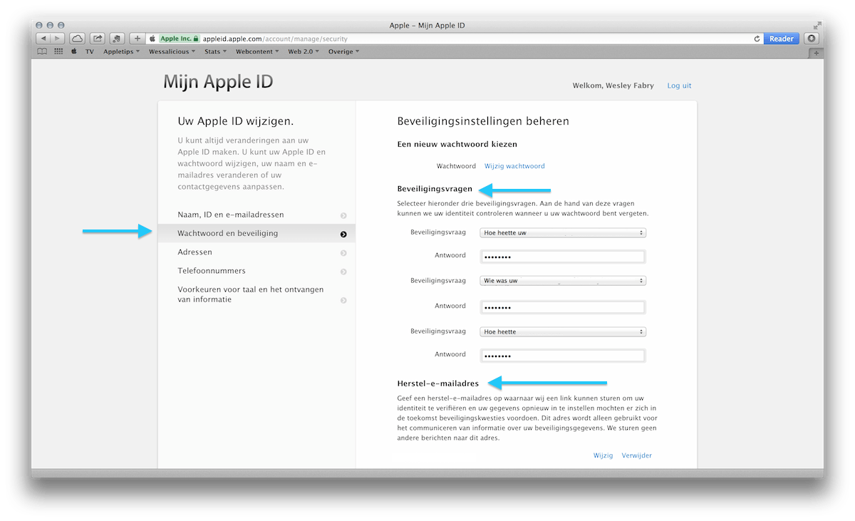 Apple id ontgrendelen