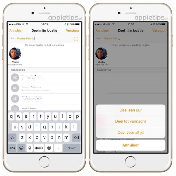 Hoe je vrienden toevoegen vind mijn vrienden app