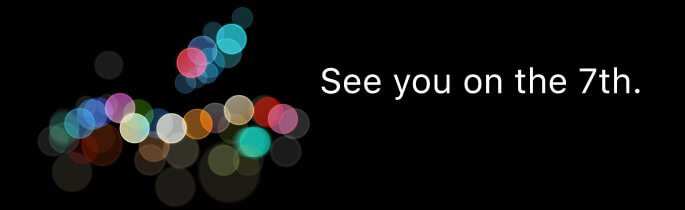 Apple event 7 september 2016