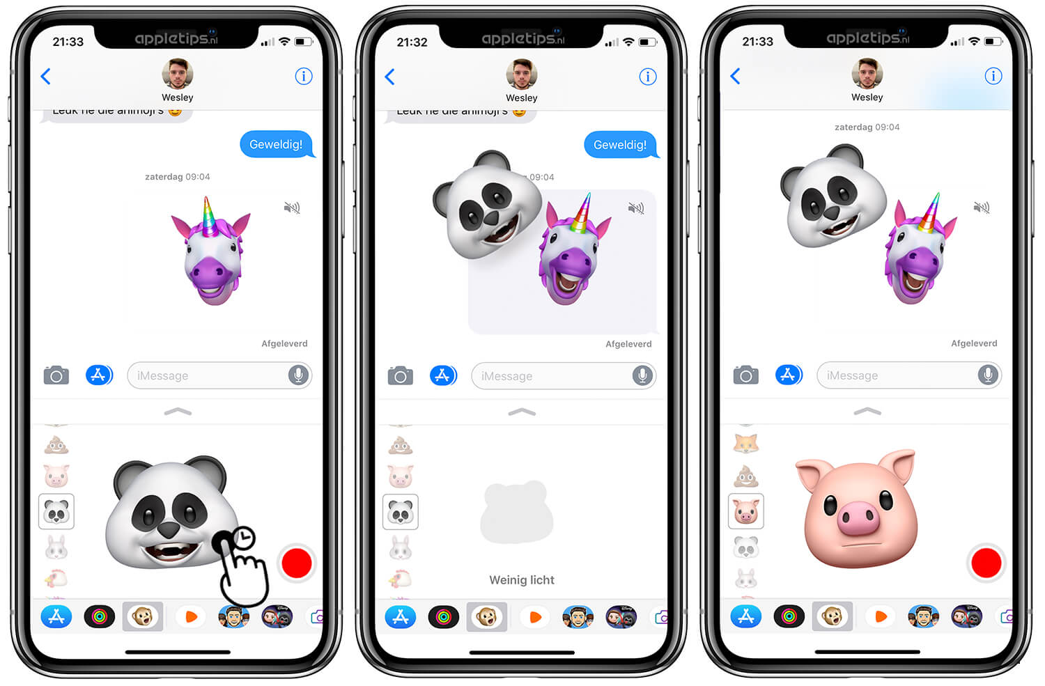 Handleiding Animoji maken met een iPhone X en versturen