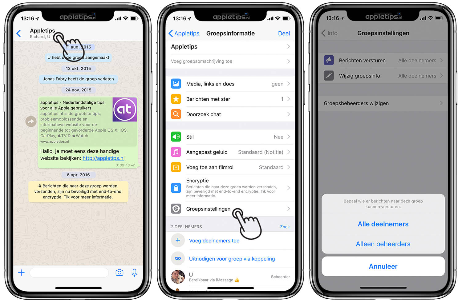 Foto Versturen Via Whatsapp Lukt Niet WhatsApp groep waar alleen beheerder berichten kunnen versturen - appletips